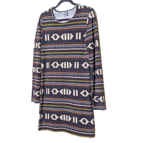 Vero Moda Sweater Dress, Vero Moda, Boho, Hipster, Dakota, Y2K, Aztec - Picture 4 of 9